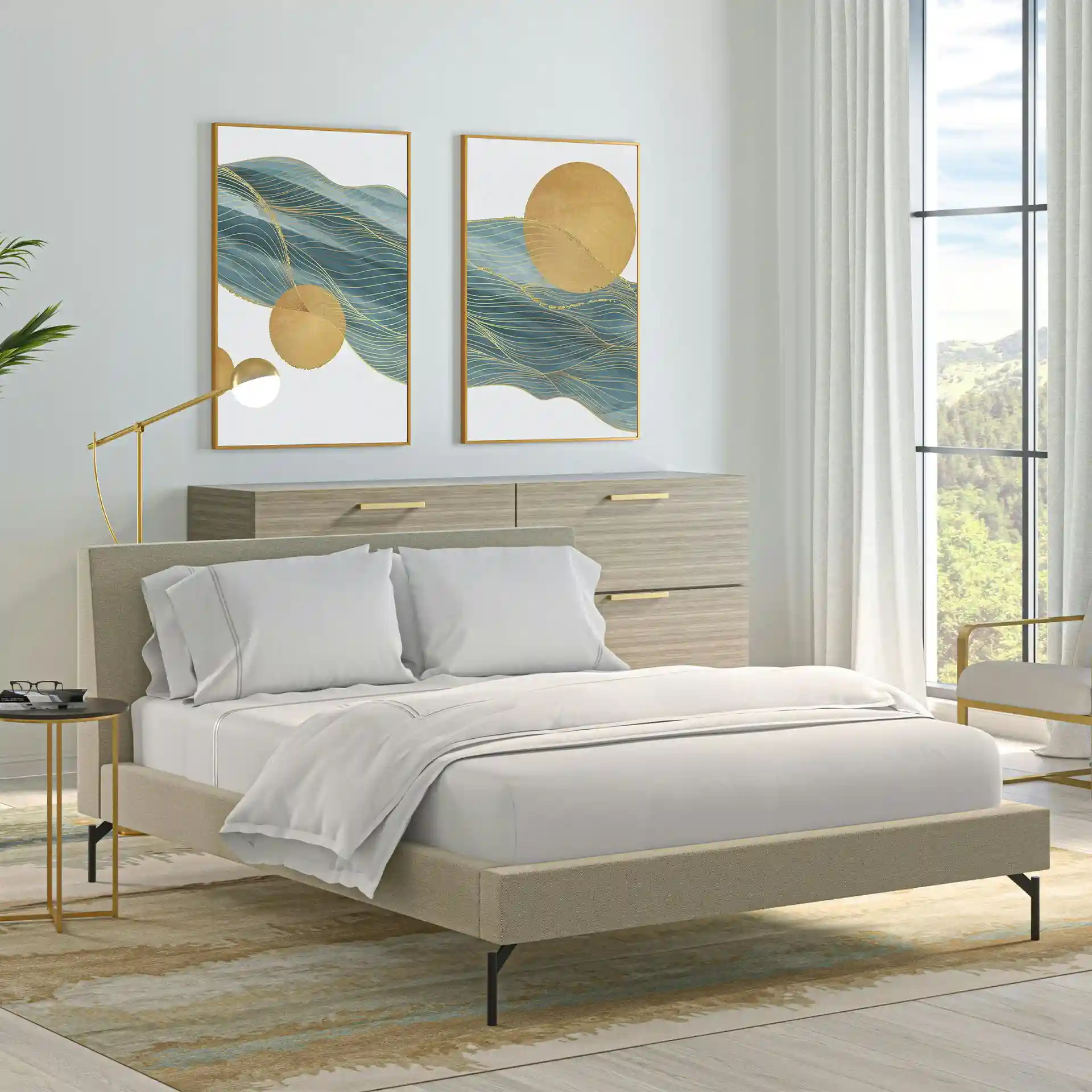 Zenhaven® Latex Mattress showing its reversible design and two distinct comfort experiences