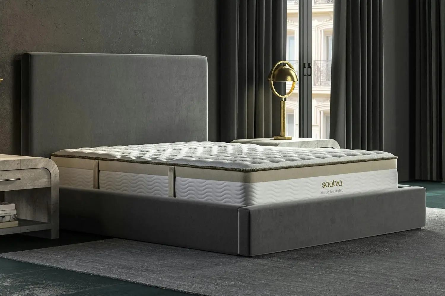 Zenhaven® Latex Mattress creating a calm and comfortable bedroom sleep environment